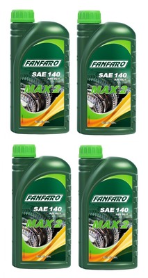 4l Fanfaro Max 2 SAE 140 GL-1 Getriebeöl 4x1l 