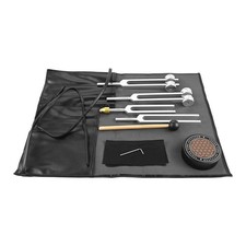 Aluminum Alloy Tuning Fork Set 128Hz, 136.1Hz, 256Hz, 384Hz , Weighted Unw...