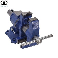4" Multi-purpose Rotating Bench Vise Swival 360 Degree Cast Iron