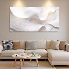 Minimalist Wall Art | Waves Canvas Art - USA Made Ready to Hang Canvas