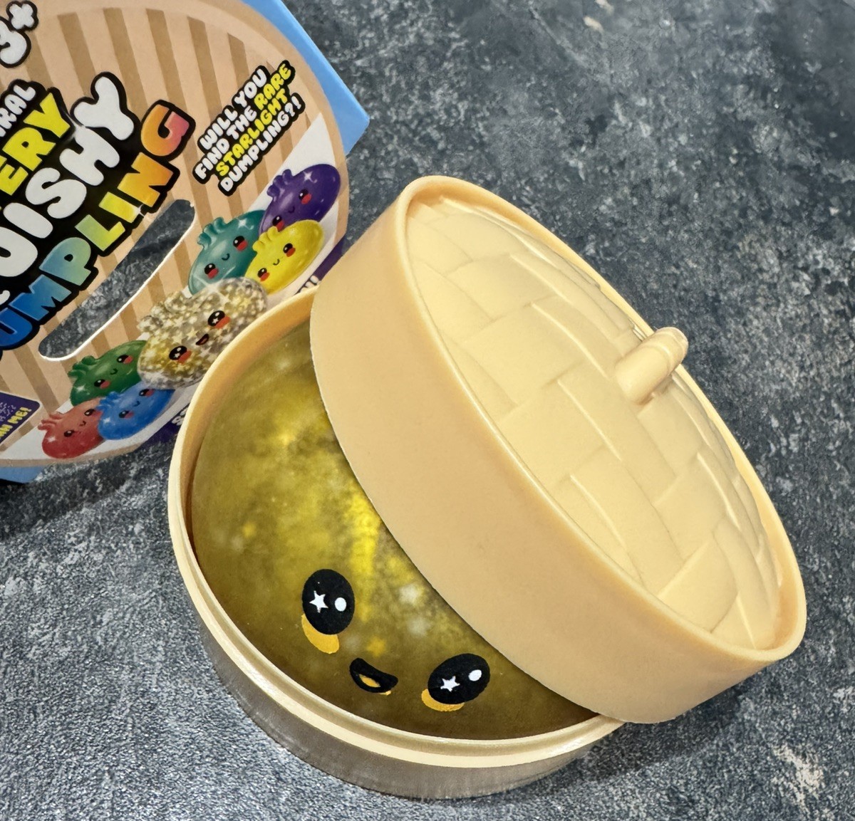 Rare The Original Gold Mystery Squishy Dumpling Starlight Edition RMS
