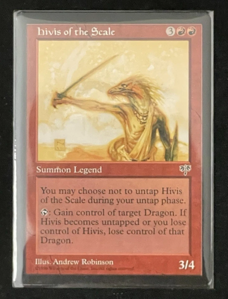 Hivis of the Scale Mirage 1996 - Near Mint - Vintage MTG Magic The Gathering - Image 2 of 4