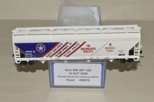 Tolva cubierta Atlas Wonder Bread Hostess Cakes escala N 1776 Bicentenario ACF | Condition: New