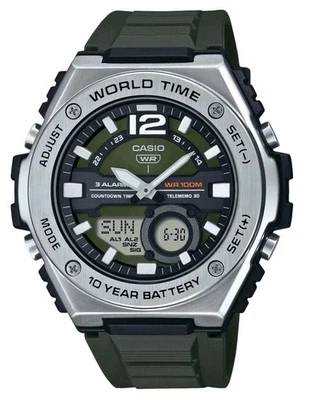 Versand aus Deutschland MWQ100-3AV Casio Alarm Weltzeit Stoppuhr 100 Meter  OVP - Bild 1 von 2