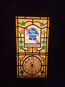 Pabst Blue Ribbon Clock | eBay