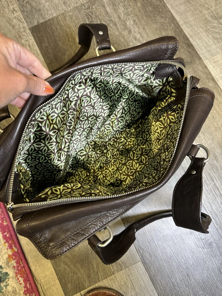 BOLSO DE HOMBRO BOLSO MONEDERO SIGRID OLSEN MARRÓN OSCURO Cuero Suave. 100% cuero Foto 3 de 4