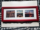 San Francisco Photos Framed Wall Art 15.5 x 6 Inch Red Frame Painted Ladies — photo 1