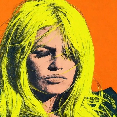 Hommage Brigitte Bardot  Pop Art Bilder Kunst Exclusive 5 cm Museum Keilrahmen