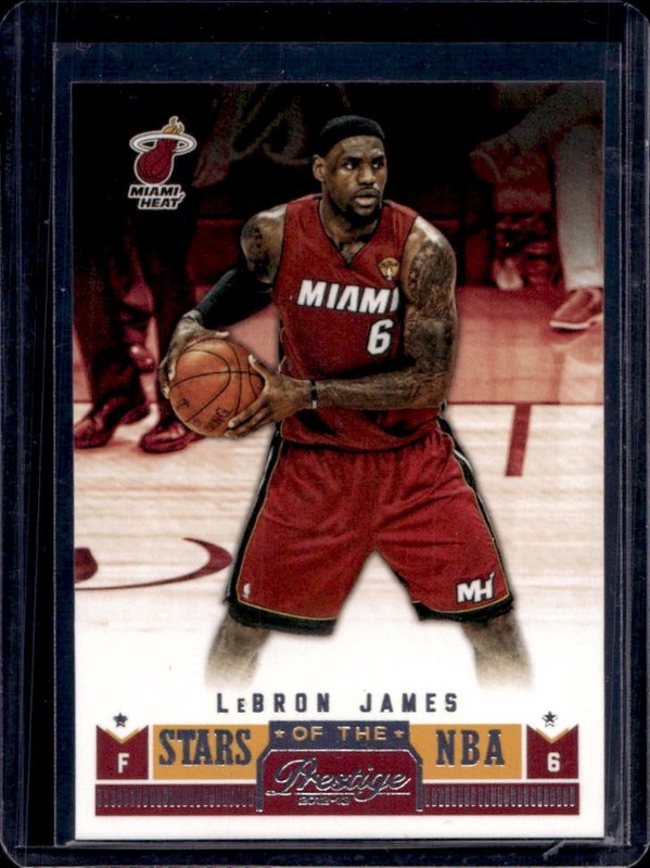 2012-13 Panini Prestige LeBron James Stars of the NBA #9 Heat