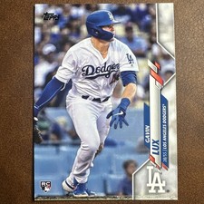 2020 Topps Series 1 Gavin Lux Rookie Base Card #292 Dodgers. rookie card picture