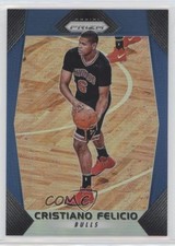 2017-18 Panini Prizm Blue Prizm 37/199 Cristiano Felicio #243 5l1
