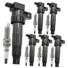 UF546 Ignition Coil Pack 27301-3C000 and Iridium Spark Plugs Set of 6 Fit for