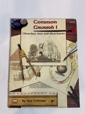 Common Ground I Churches Inns Merchants D20 D&D Bard's Productions Supplement