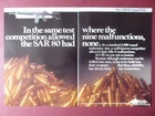 4/1985 PUB CIS SINGAPORE INDUSTRIE SAR 80 ASSAULT RIFLE FUSIL ASSAUT ORIGINAL AD