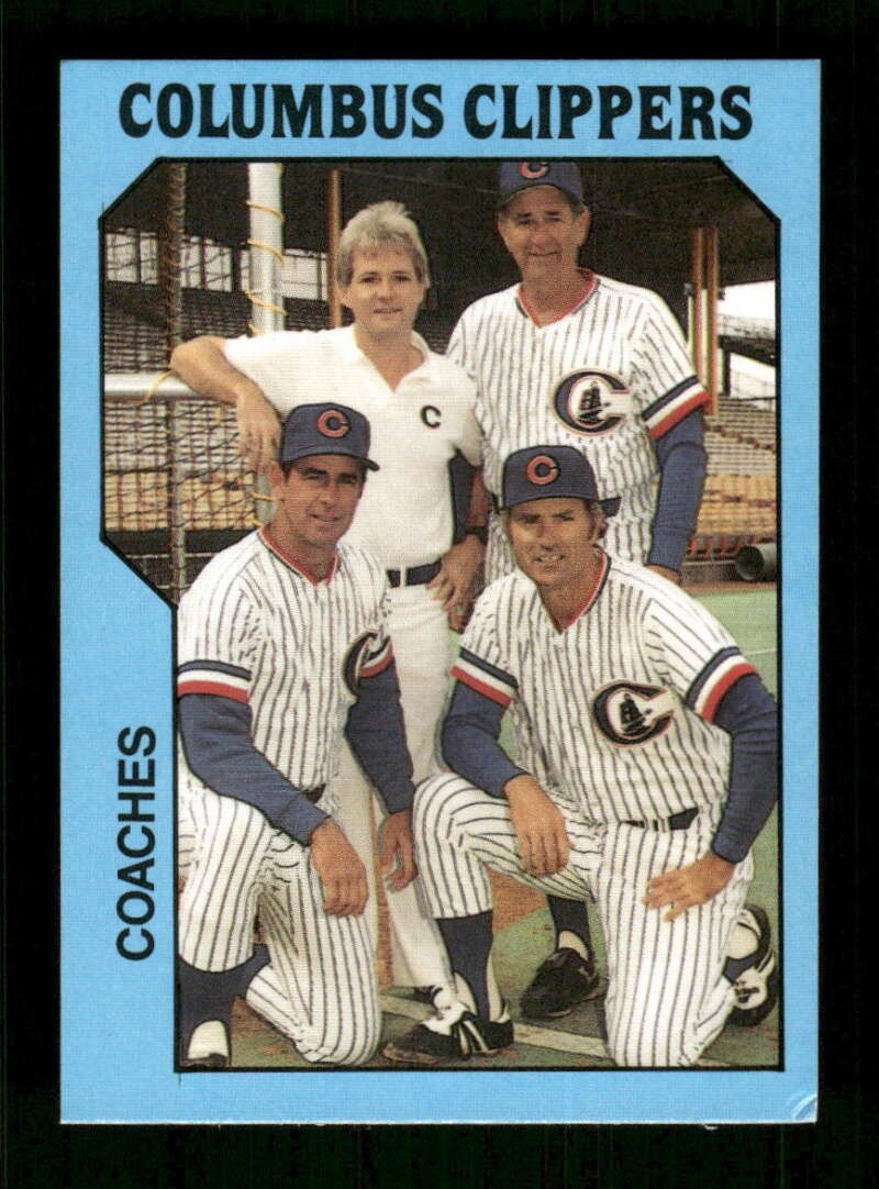 1985 TCMA Columbus Clippers 28 Mickey Vernon / Jerry McNertney / Q.V. Lowe / Ste
