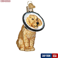 Old World Christmas Cone of Shame Dog Ornament