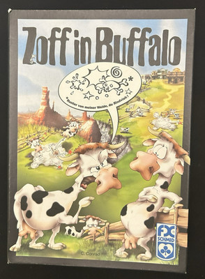 Zoff in Buffalo Board Game German With English Translated Rules VG