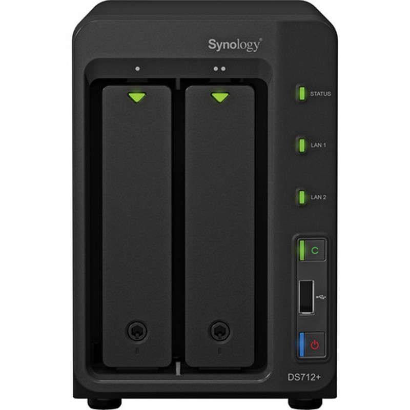 Synology DiskStation DS712+ 1.8GHz 1GB RAM Serwer NAS 2 x BAY