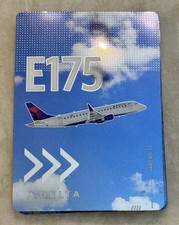Delta Trading Card # 73 - Very Rare Collectible &ndash;New Condition Embraer E175