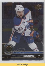 2017-18 Upper Deck Silver Foil Matthew Benning #77 READ 0th7