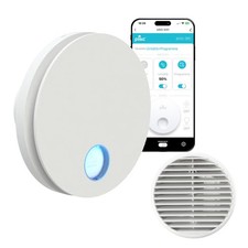 KIT Aspiratore estrattore WIFI, foro Ø 90-98-118-148, Plikc Ario W+Griglia muro