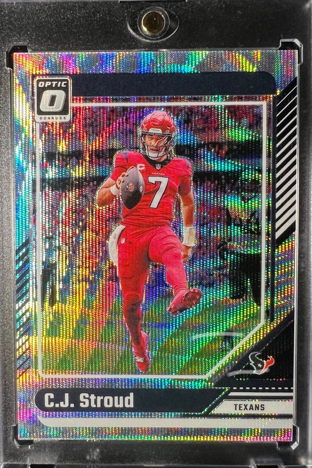 2024 Donruss Optic CJ Stroud Silver Wave Prizm #76 /300 Houston Texans 🔥🔥🔥