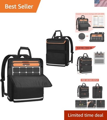 Versatile Solar Panel Backpack with Protective Padding - For Outdoor Adventures