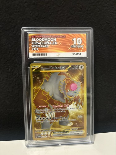 Bloodmoon Ursaluna ex graded ACE 10 for sale on eBay