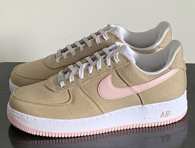 に*ー様 5日オークション！NIKE　ユーズドAIRFORCE 1 LOW/SU DS Nike Air Force 1 Low Retro LL QS sz8.5 Linen Canvas trainer max