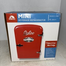 Igloo Portátil Retro 6 Latas Mini Nevera Refrigerador Compacto PEQUEÑA Capacidad Nuevo En Caja