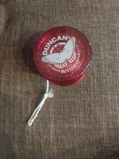 Duncan Butterfly Yo-Yo Red Glitter Transparen...
