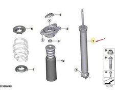 BMW X1 U11 Stoßdämpfer hinten 33506896344 NEU ORIGINAL