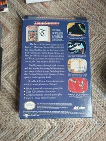 IronSword: Wizards & Warriors II (Nintendo Entertainment System, 1989) Untested 