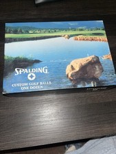 Vintage Spalding Custom SD Tour Golf Balls - White, 12 Pack Pristine Condition