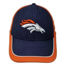 Denver Broncos NFL Team Apparel Baseball Cap Blue Orange EnerNoc One Size