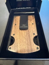 Avant Wood Limited Edition Oval Wood Wallet — Rosewood — model L-8-D