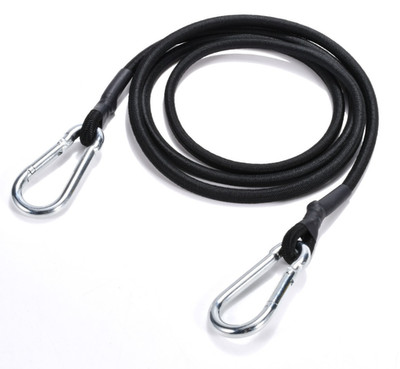 3 Fuß/6 Fuß lang schwarz Gummiseil Elastische Schnüre Gepäck Seil mit Karabinerhaken