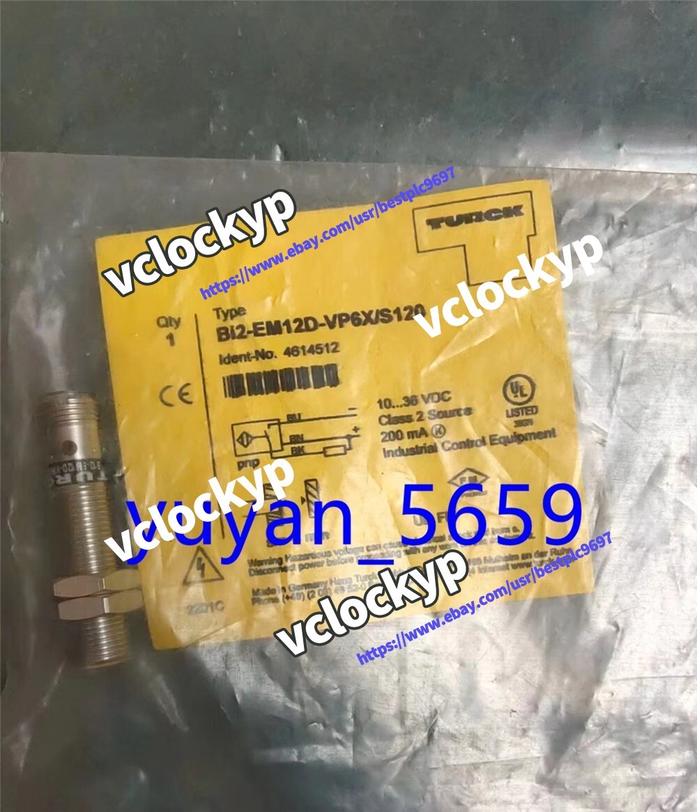 1PCS NEW TURCK BI2-EM12D-VP6X/S120 SENSOR #1650 LY