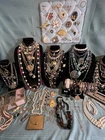Huge Vintage Estate Jewelry Lot! Gold Filled Sarah Cov Monet Napier Avon 142pcs