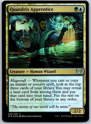 Quandrix Apprentice Foil U Strixhaven: School of Mages 216 NM