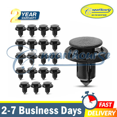 100Pcs Push Type Retainers Fastener Clips for Nissan 370Z Altima Frontier GT-R