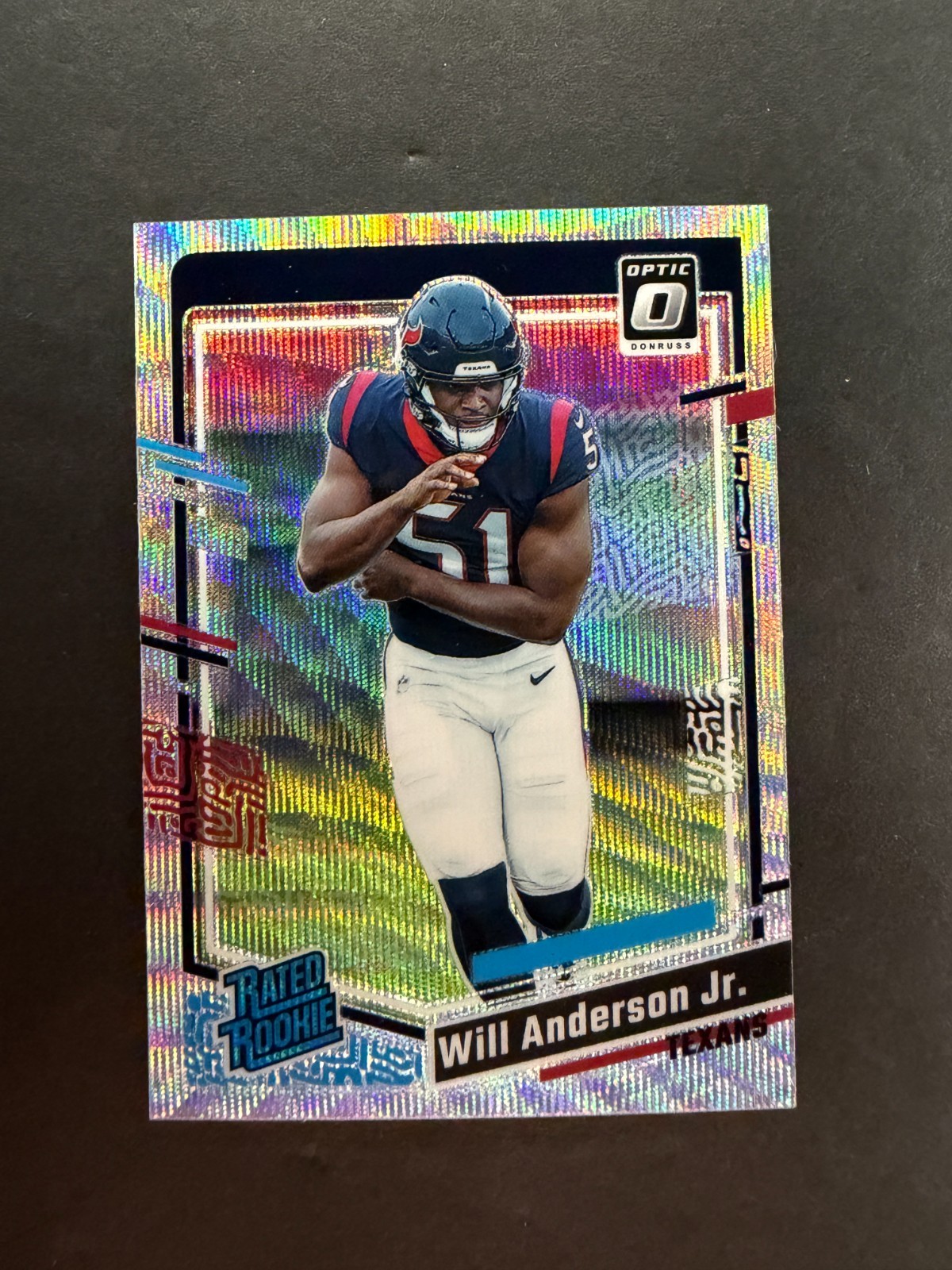 Will Anderson Jr 2023 Panini Donruss Optic Rated Rookie Wave /300 #246