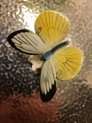 Ens  Porzellan Schmetterling Kohlweißling