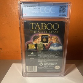 Taboo The Sixth Sense (Nintendo NES 1989) CGC Graded 8 Brand New Factory Sealed