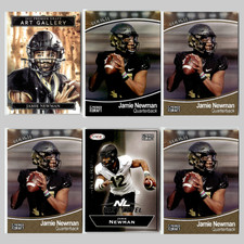 Jamie Newman Rookie Lot 6 Football Cards 2021 SAGE Premier Draft Art Gallery Set