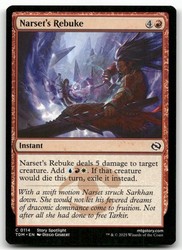 Narset's Rebuke 114 Common Tarkir: Dragonstorm