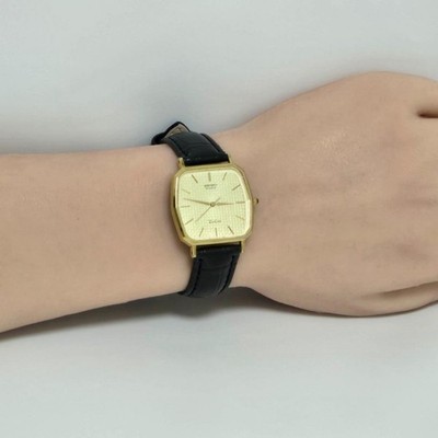 Seiko Dolce 7731-5120 Decagon Gold Quartz Watch Japan 072408 | eBay