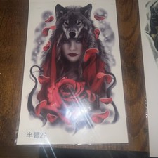 3 Temporary Tattoos,Waterproof Body Art Tattoos Sticker Temporary Sleeve/leg/Arm