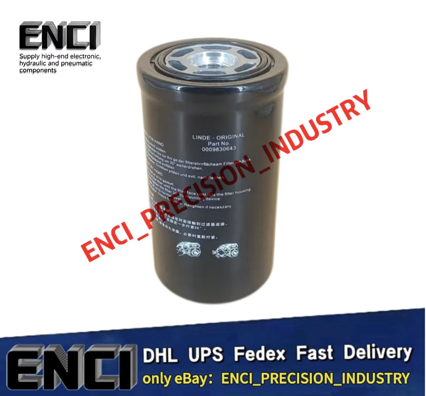 #ENCI# "ORIGINAL" 0009830643 HYDRAULIC OIL FILTER.
