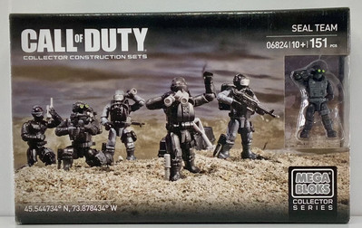 Mega Bloks Call of Duty 06824 Collector Set - Seal Team Building Model Toy